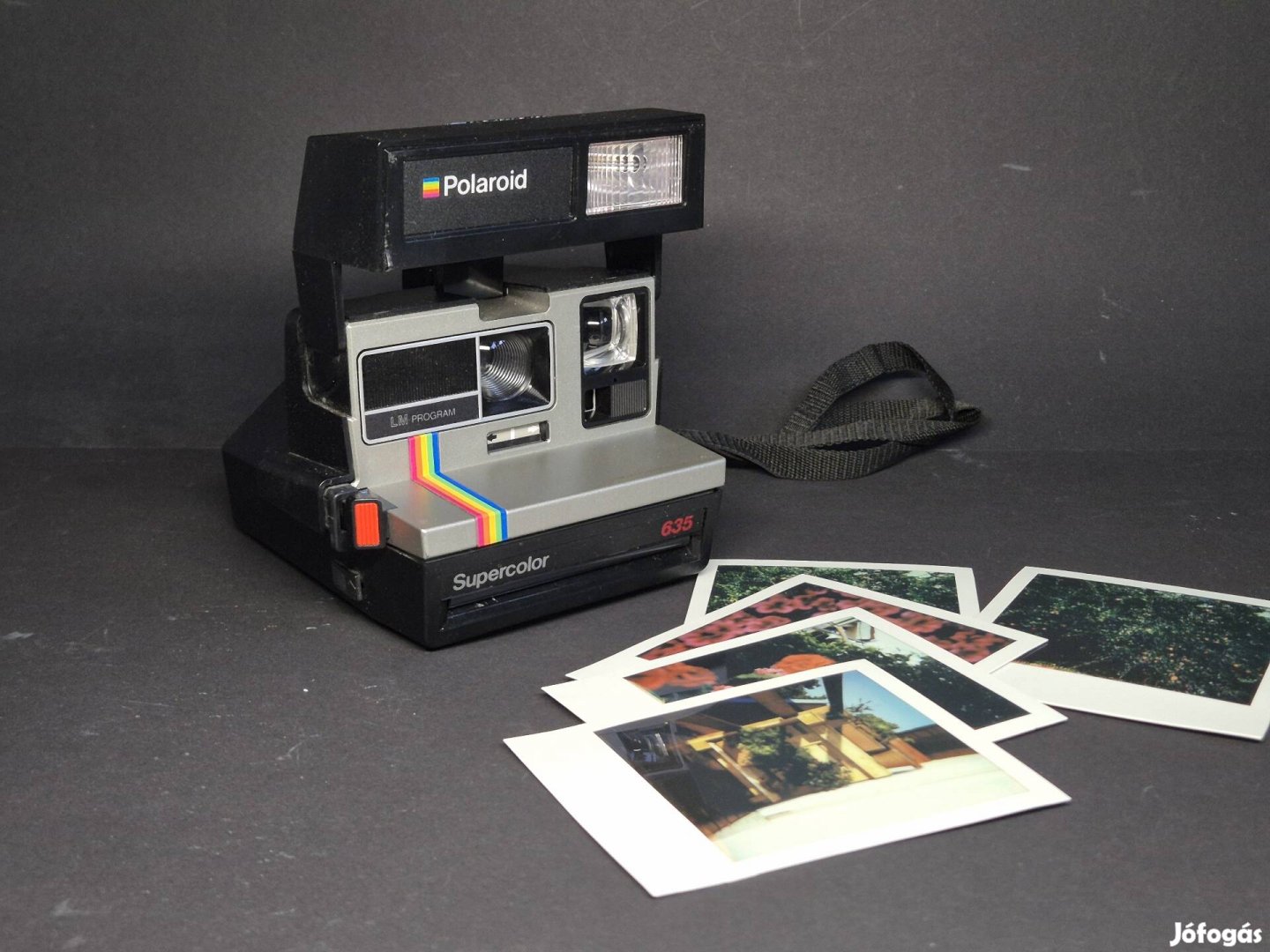 Polariod 635 instant fényképezőgép, működik! ajándék 2 db fotópapírral
