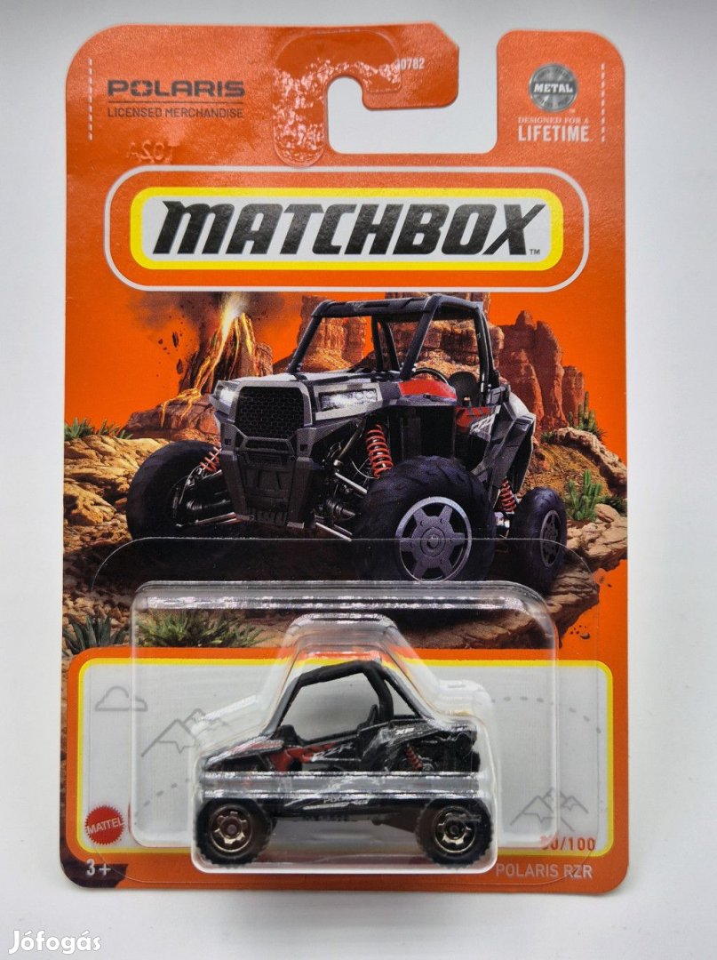 Polaris RZR - 2024 80/100 - hosszú kártyás -  Matchbox - 1:64