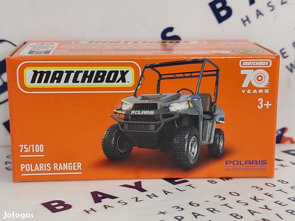 Polaris Ranger - 75/100 -  Matchbox - 1:64