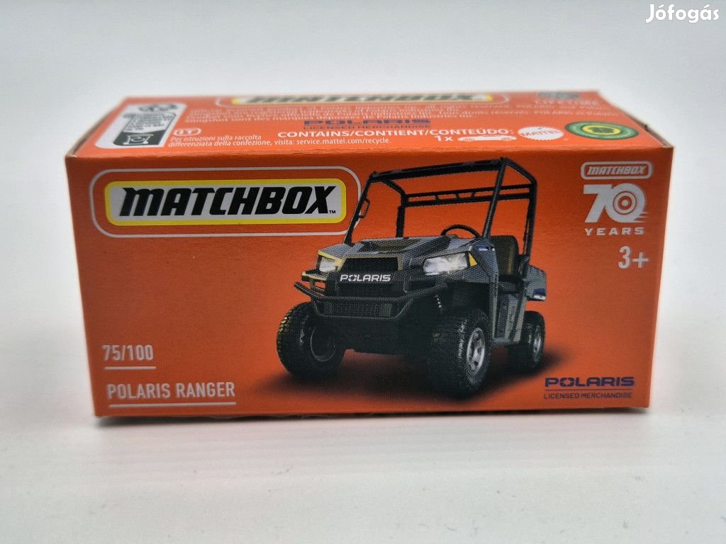 Polaris Ranger - 75/100 -  Matchbox - 1:64