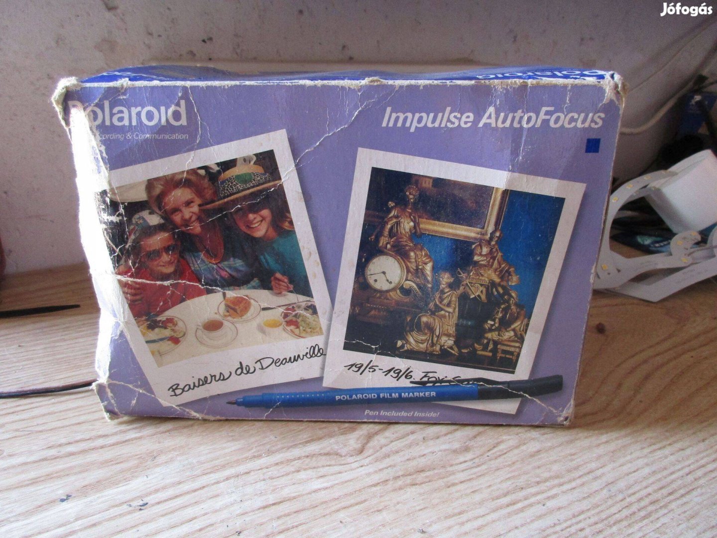 Polaroid Implulse Autofocus fényképező doboz+gépkönyv