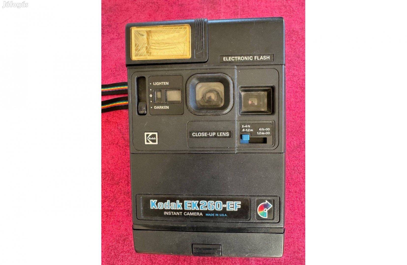 Polaroid Kodak EK 260 EF fényképezögép ár alatt 9900-ft nagyméretü Van