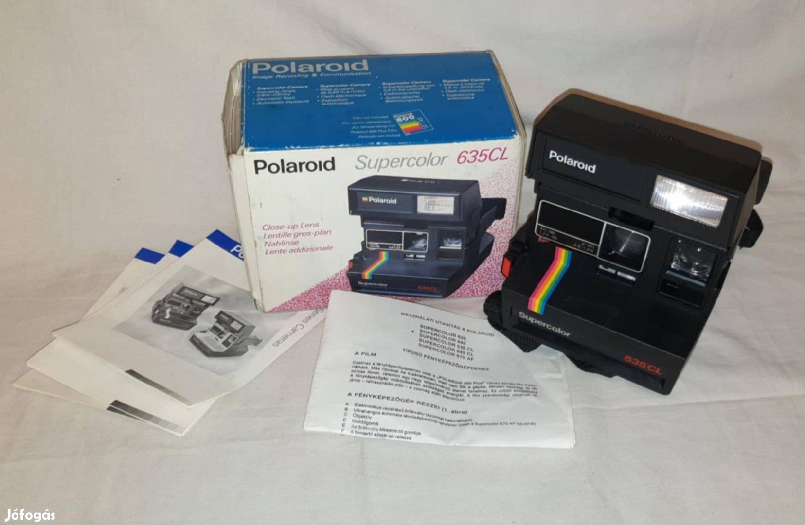 Polaroid Supercolor 635 CL instant fényképezőgép