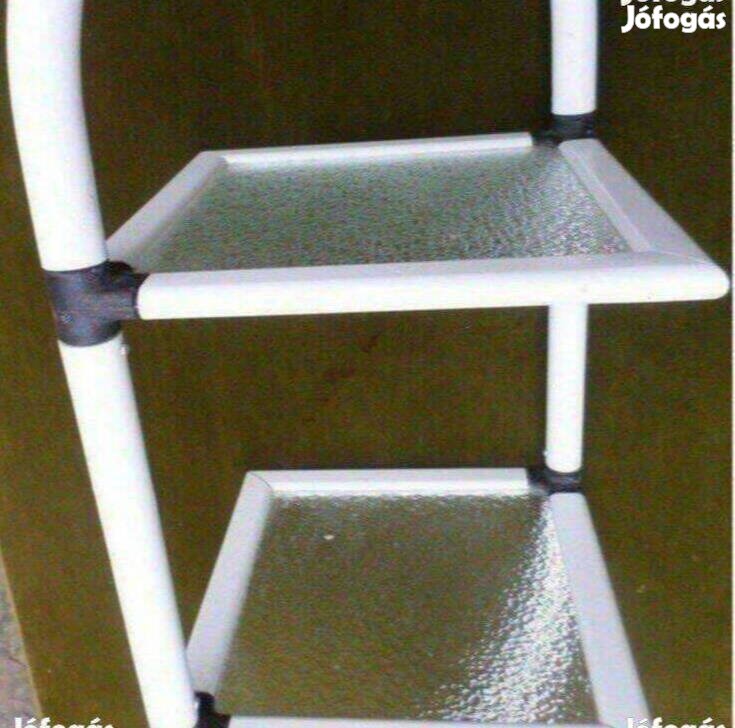 Polc fehér sarokpolc Újszerű