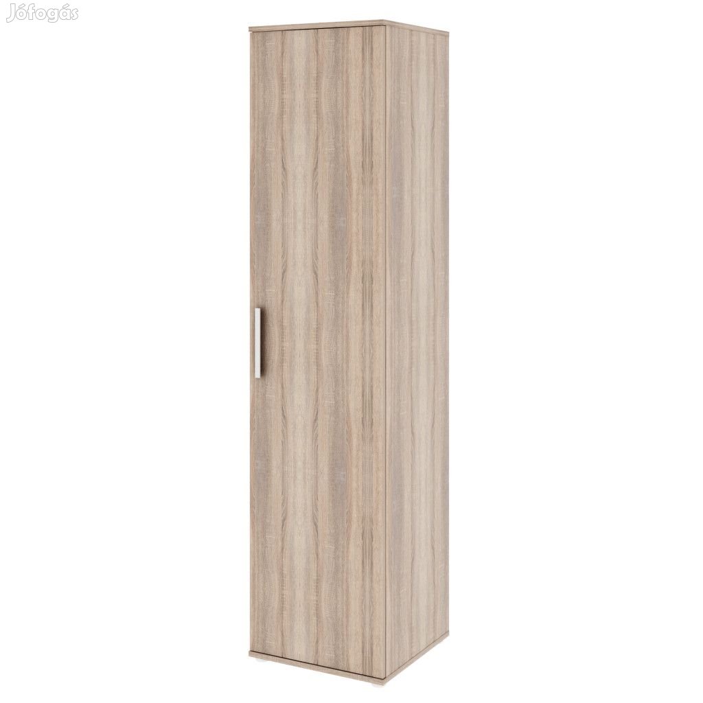 Polcos szekrény, DTD laminált, sonoma tölgyfa, DUNAJ 3