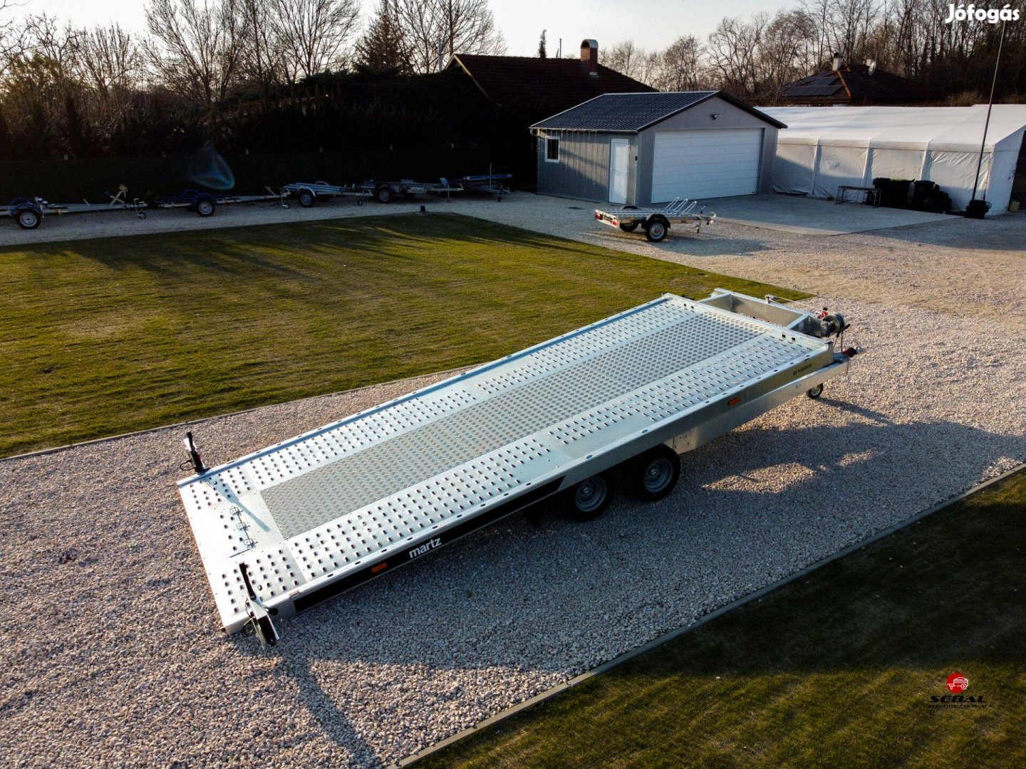 Polgár | Új Prémium GT Kippbar 480 (470x200 cm, 3000 kg) utánfutó