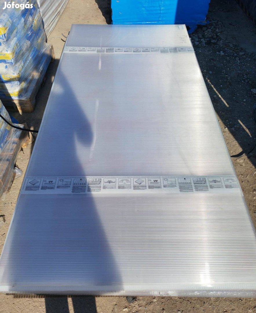 Polikarbonát lemez átlátszó 6mm vastag