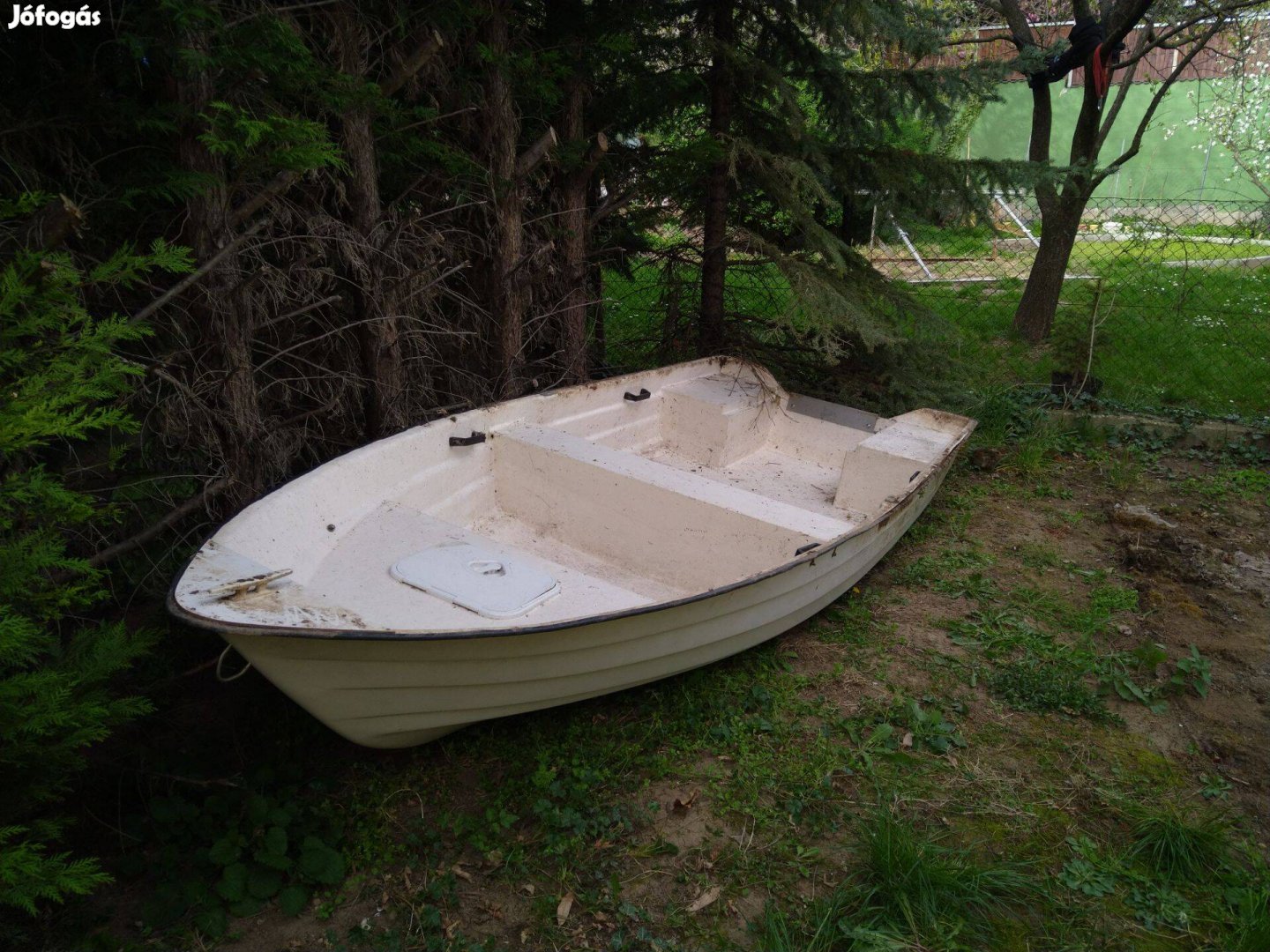 Polimer csónak, vadonat új, évek óta parton állt, egyéni építésű