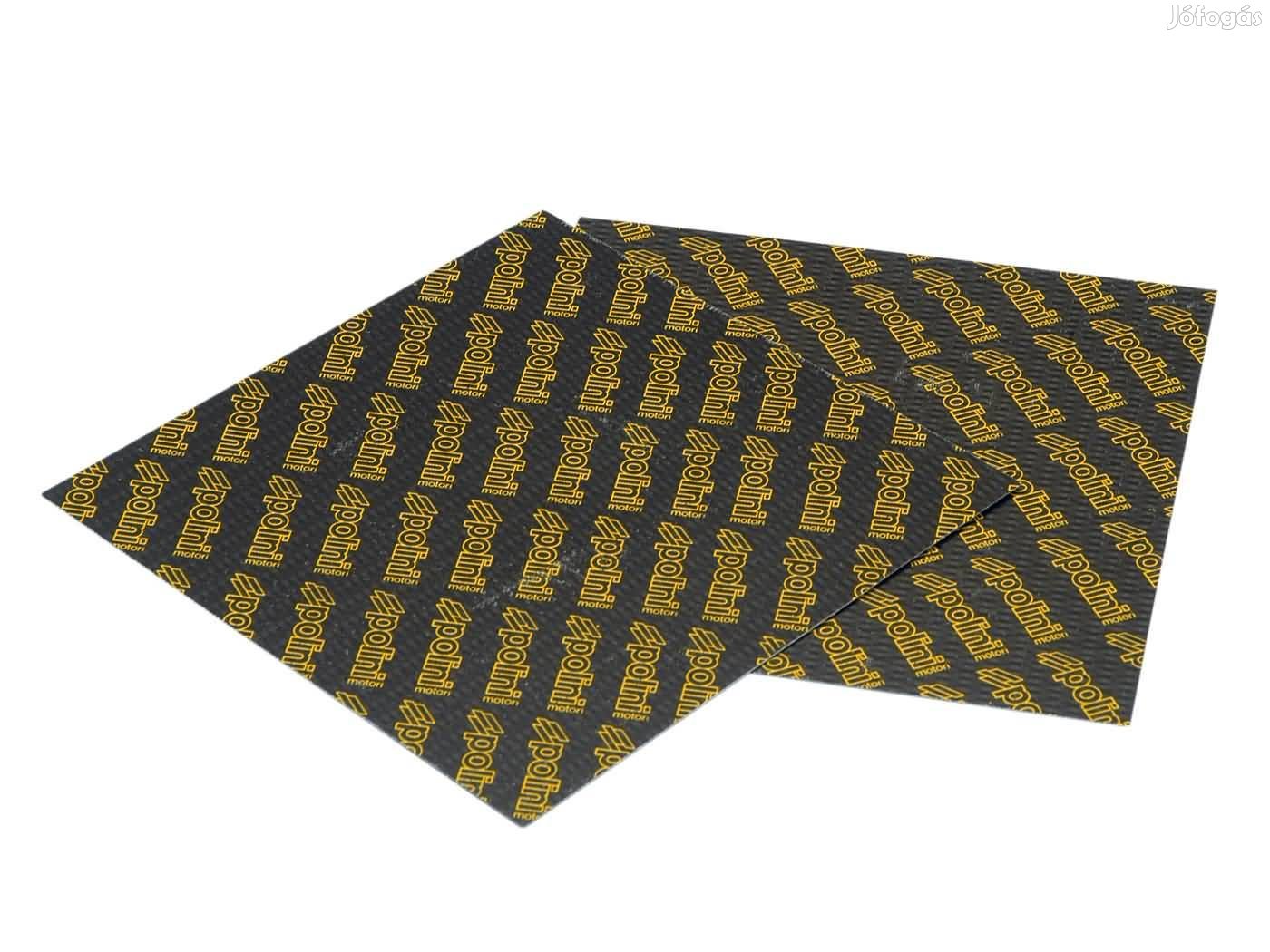 Polini 0,25mm 110x100mm univerzális sárga karbon membránlap szett