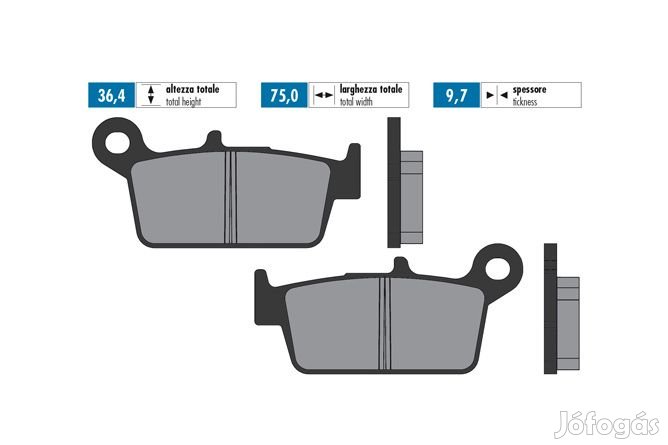 Polini Fékbetétek Eredeti HM Dérpage 2006
