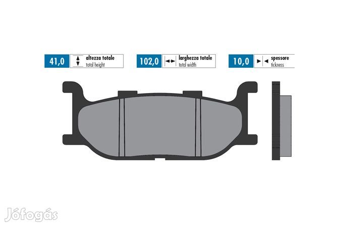 Polini Original Tmax 500 2001 - 2003 fékbetétek