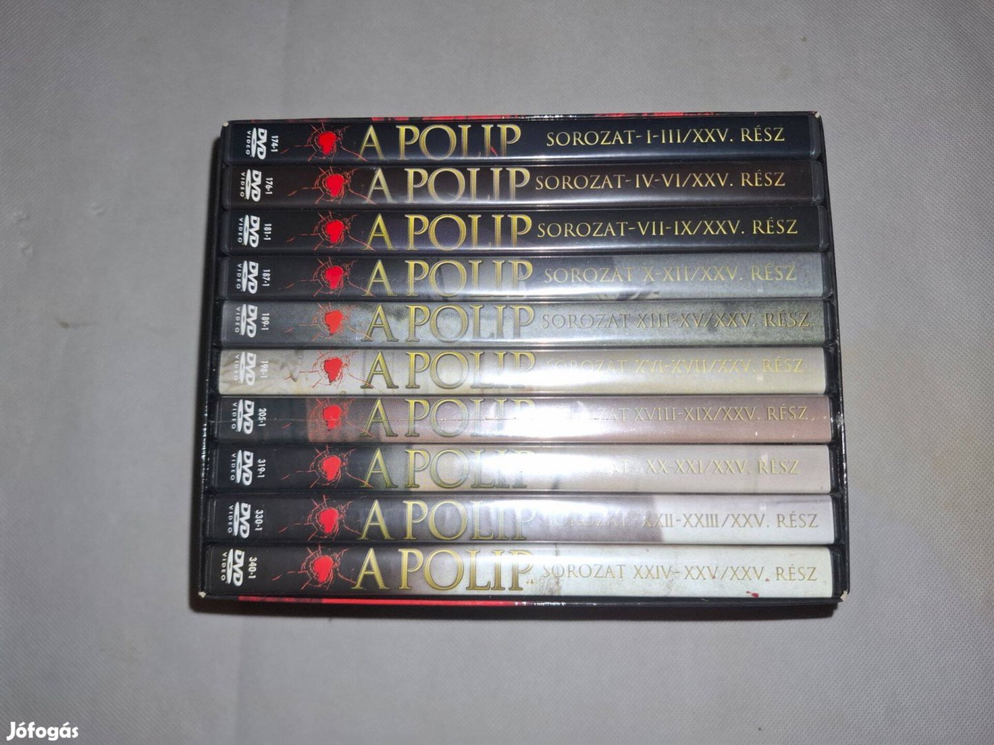 Polip dvd -gyűjtemény 10 dvd - díszdobozos - magyar hang
