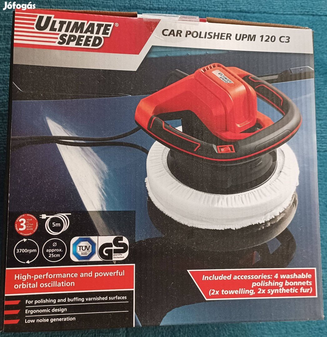 Polirozógép Ultimate Speed, tiszta új,bontatlan,garanciális,számlával