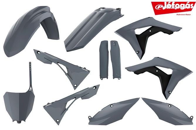 Polisport szürke Nardo műanyag készlet Honda CRF250 / 450R 2017-2018