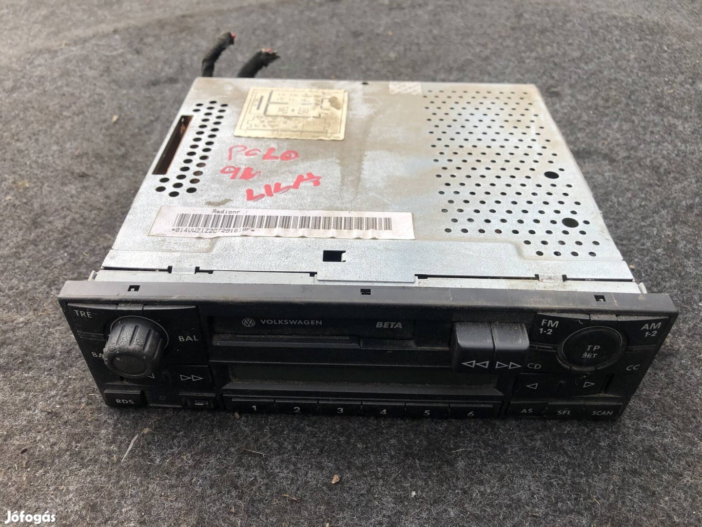 Polo Golf Bora Sharan Passat rádió magnó fejegység