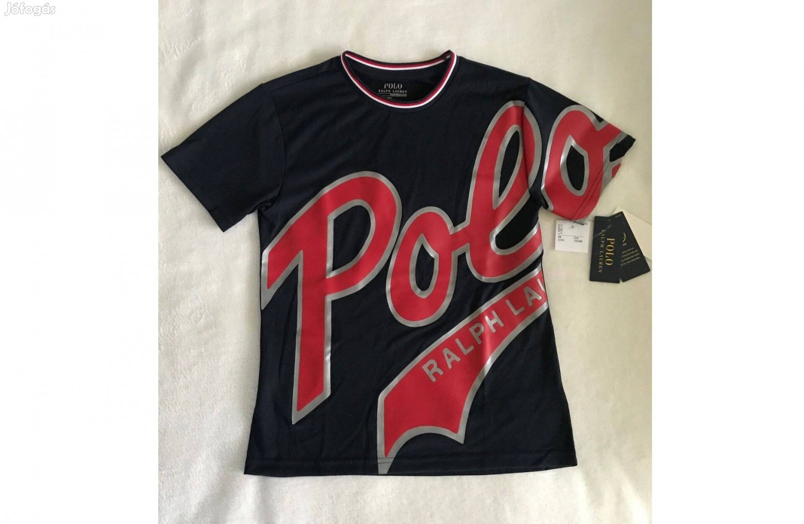 Polo RL Ralph Lauren új trendi sötétkék fiú póló 8 év / 128