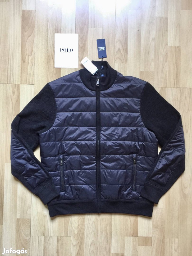 Polo Ralph Lauren-Hybrid Full Zip Sweater-Steppelt, kötött kardigán