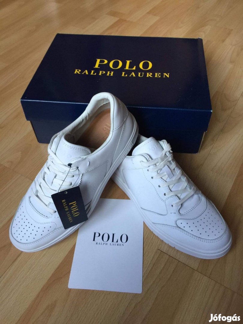 Polo Ralph Lauren - Polo CRT Lux - LOW TOP LACE - utcai bőrcipő.