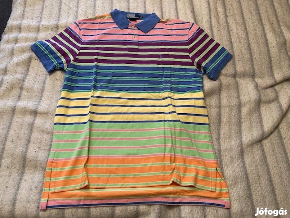 Polo Ralph Lauren galléros póló szivárvány színű