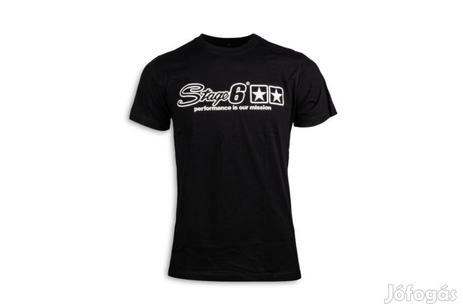 Póló Stage6 fekete M