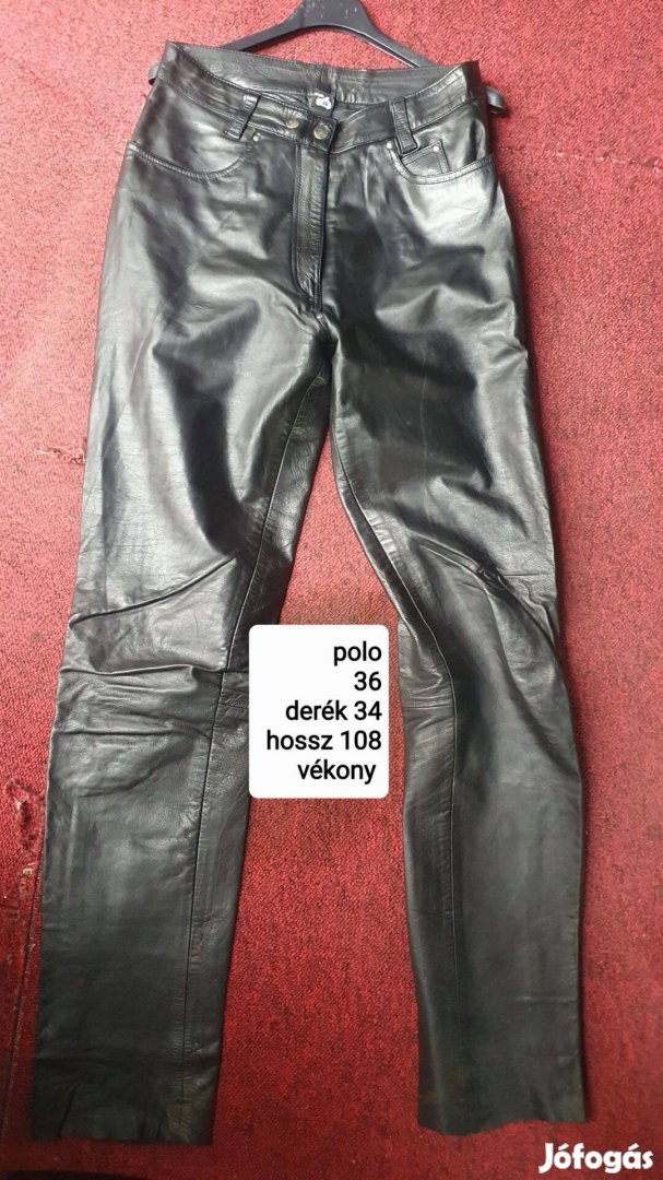 Polo női bőr nadrág