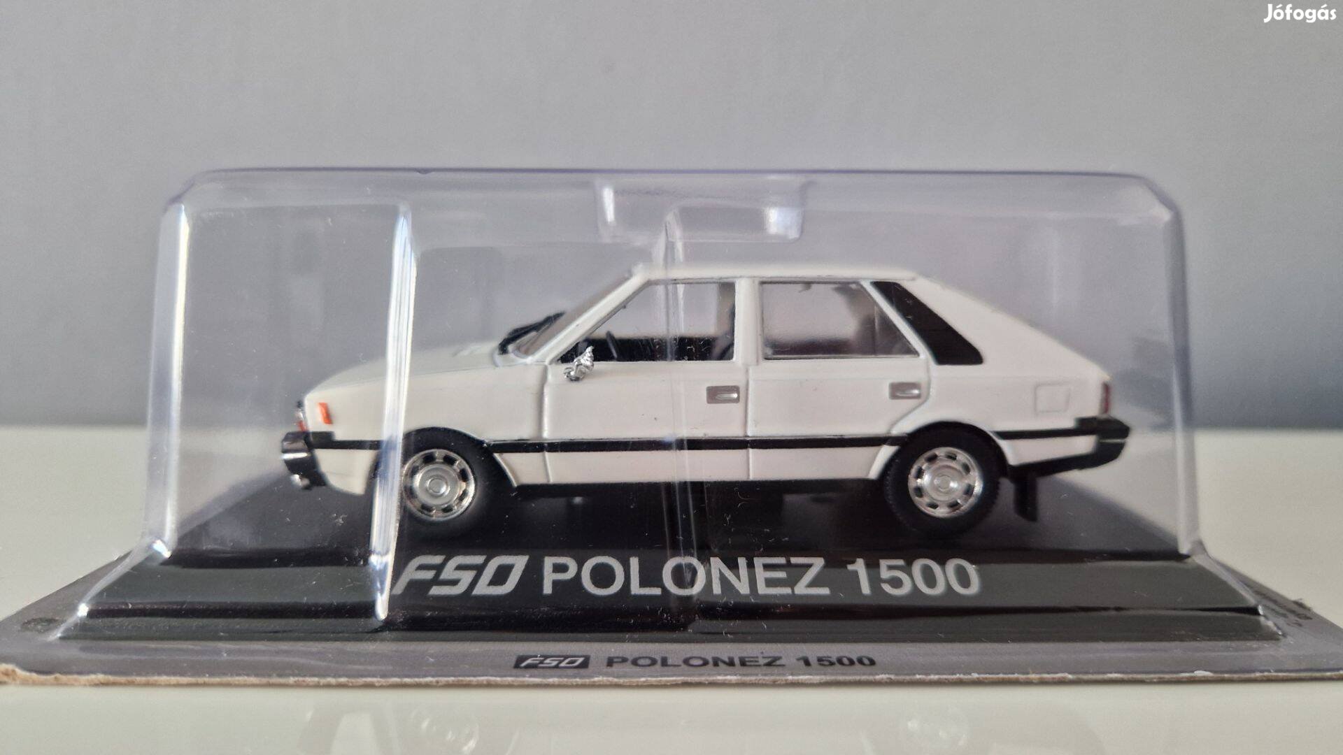 Polonez 1500 1:43 1/43 Modell bontatlan kisautó Legendás Autók