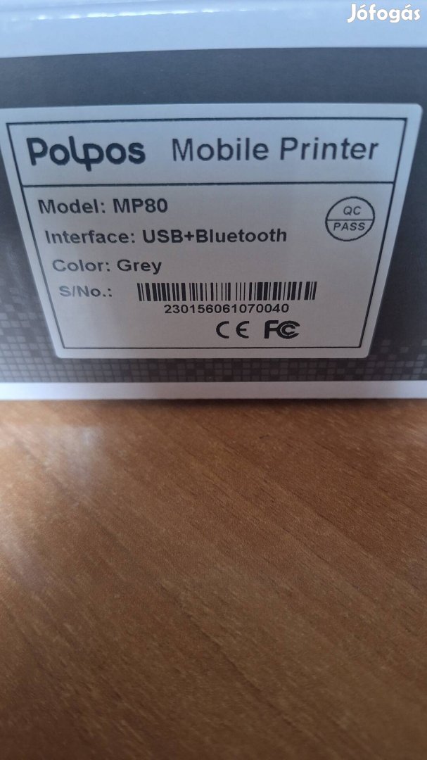 Polpos MP-80 blokk, számla és bizonylat nyomtató
