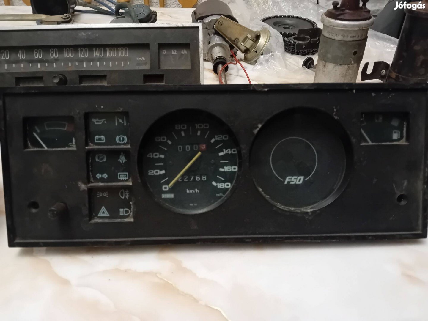 Polski Fiat 125 125p FSO műszeregység műszerfal