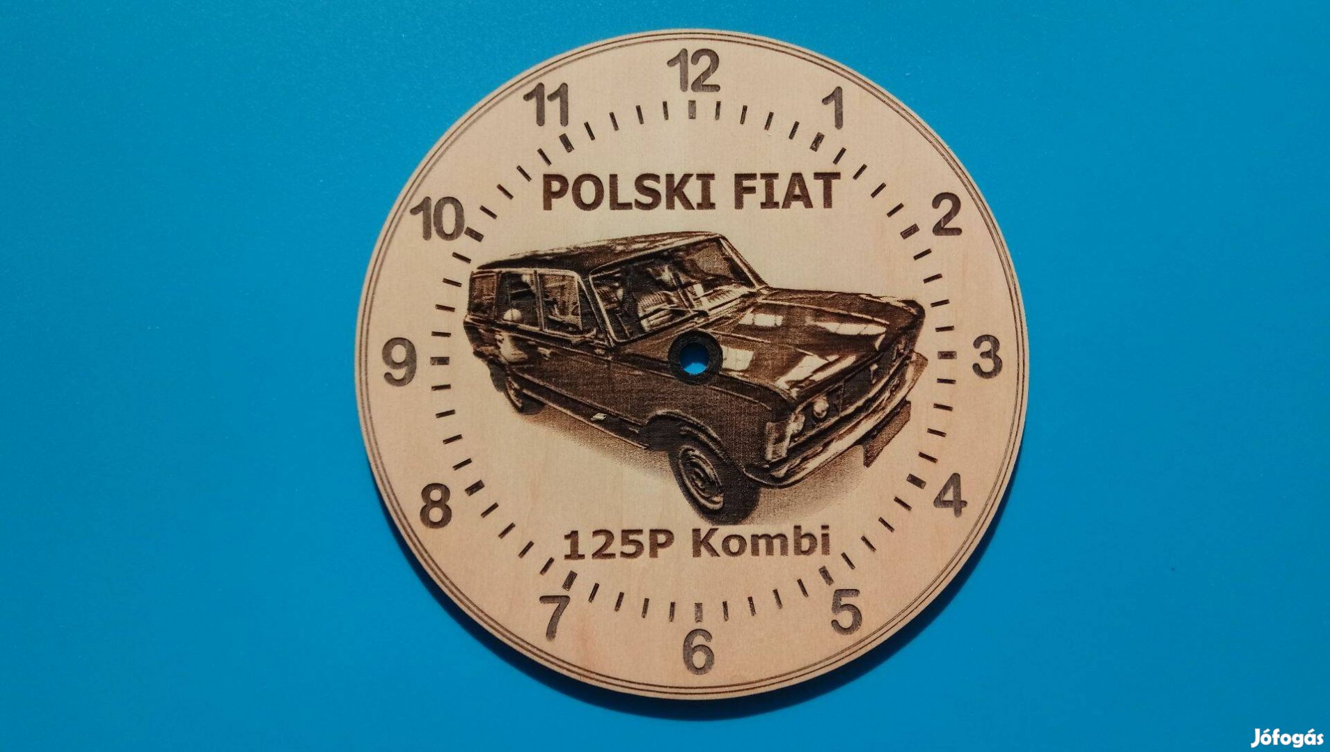 Polski Fiat 125 Kombi mintás falióra