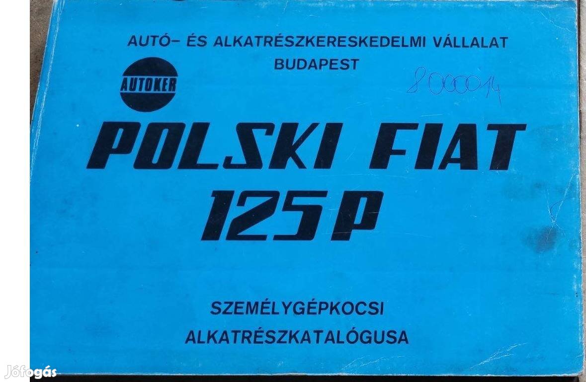 Polski Fiat 125 p alkatrészkatalógus