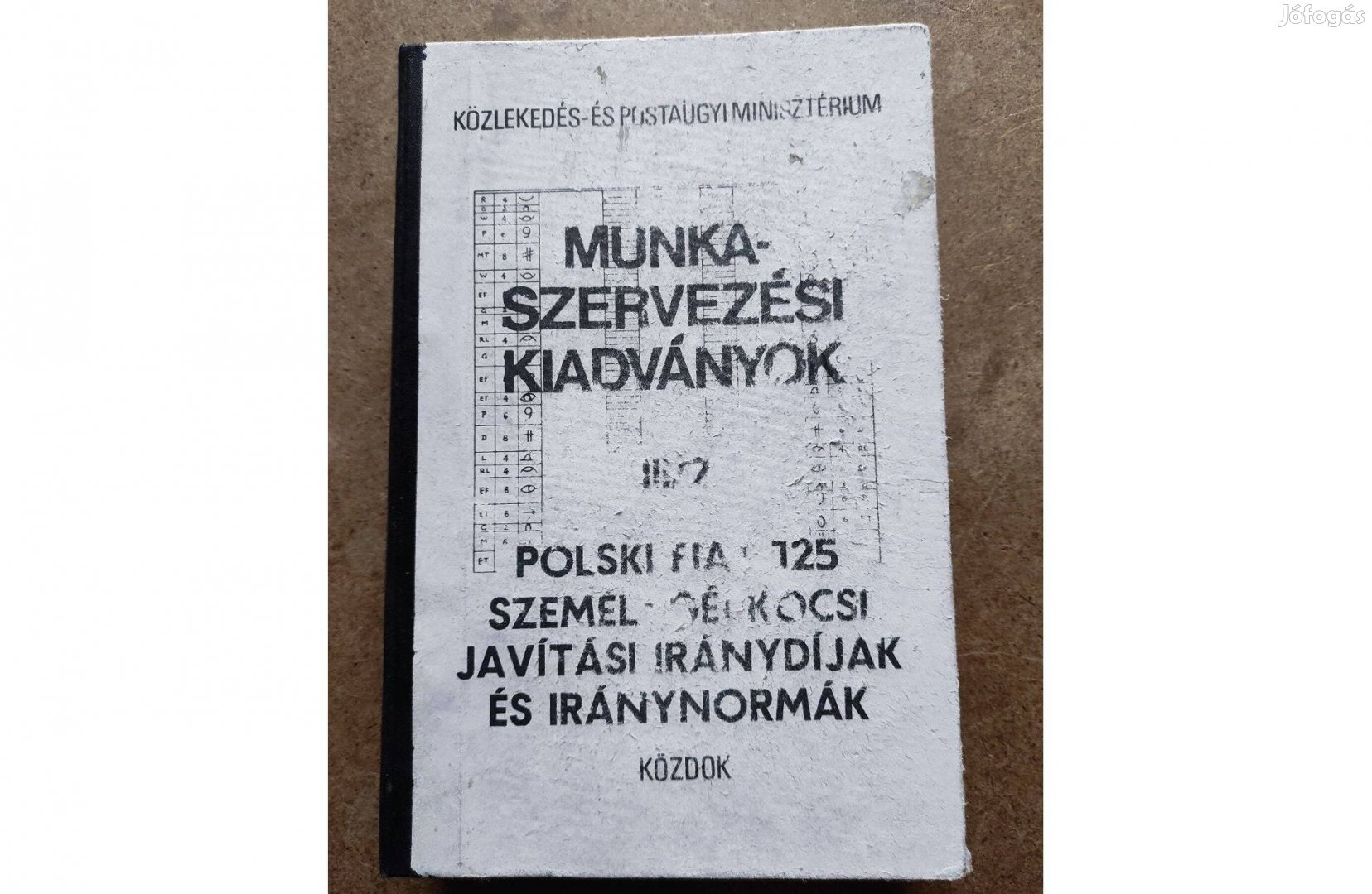 Polski Fiat 125 p műhely javítási és iránynormák