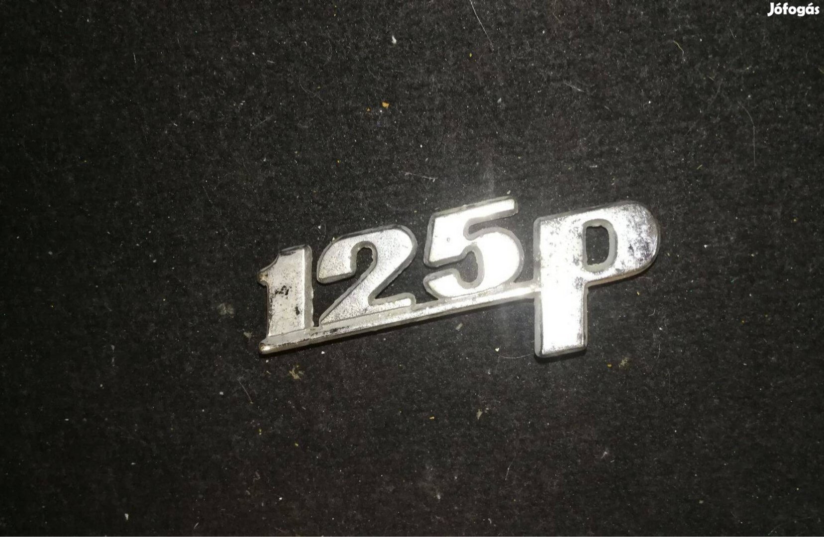 Polski Fiat 125p Nagy Polski hátsó krómozott króm embléma