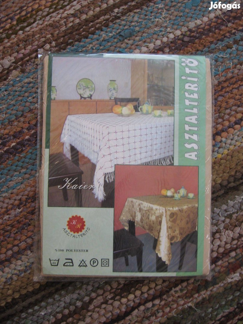 Polyester terítő, drapp
