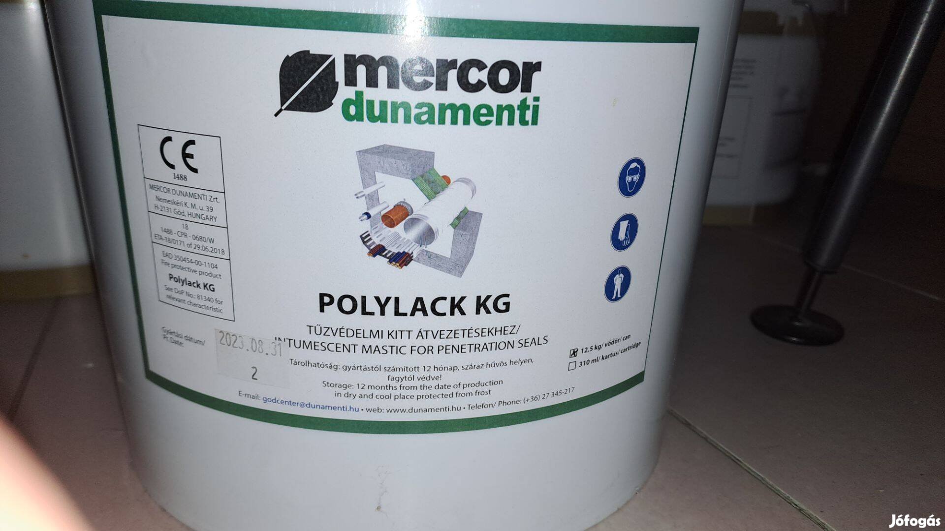 Polylack K Hőre habosodó tűzgátló kitt