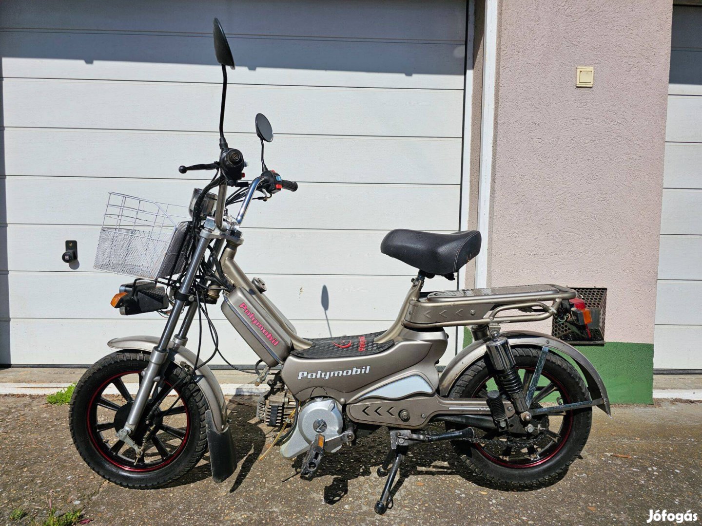 Polymobil 4 ütemű benzinmotoros kerékpár megkímélt állapotban eladó
