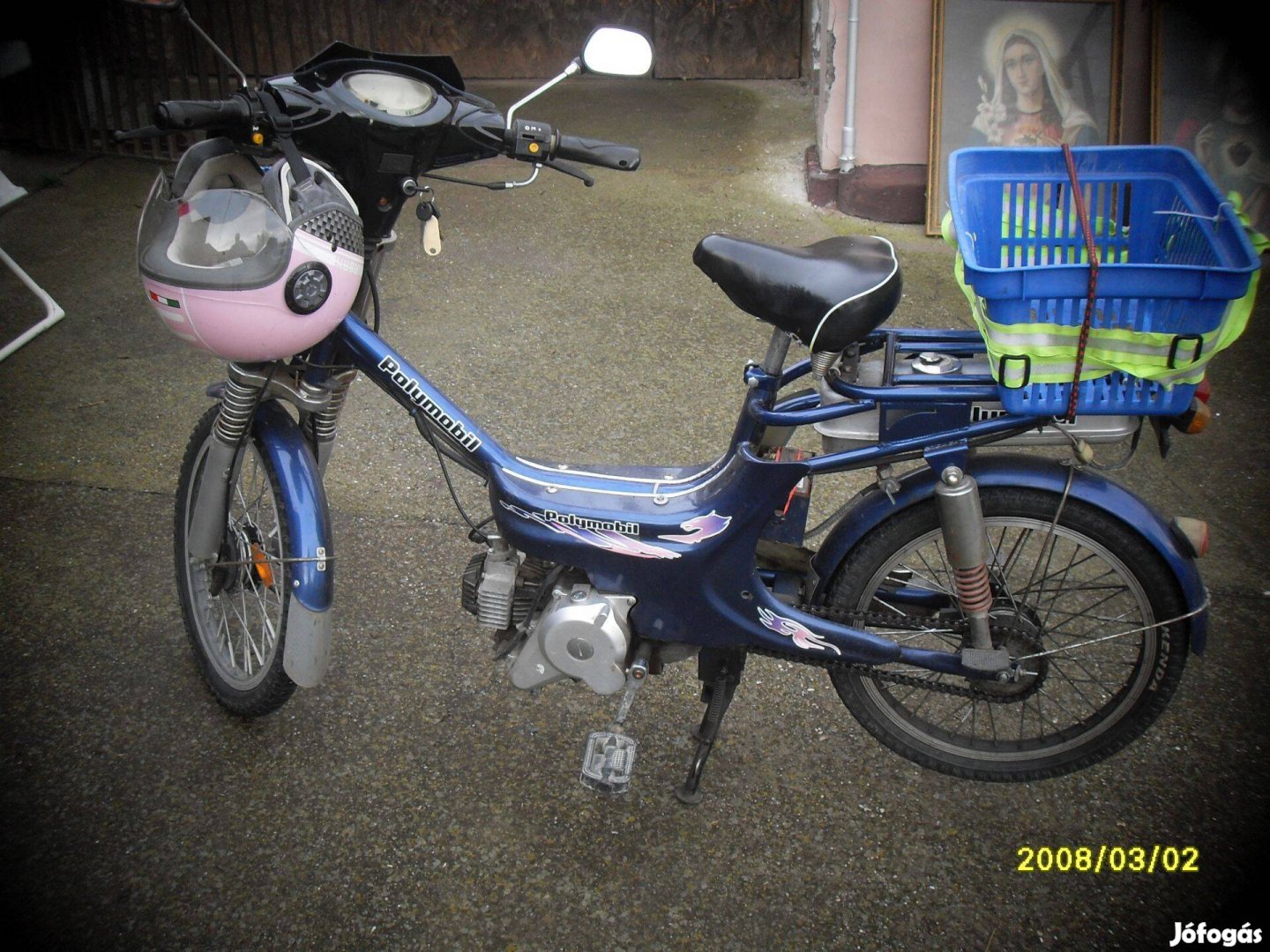Polymobil benzinmotoros kerékpár eladó