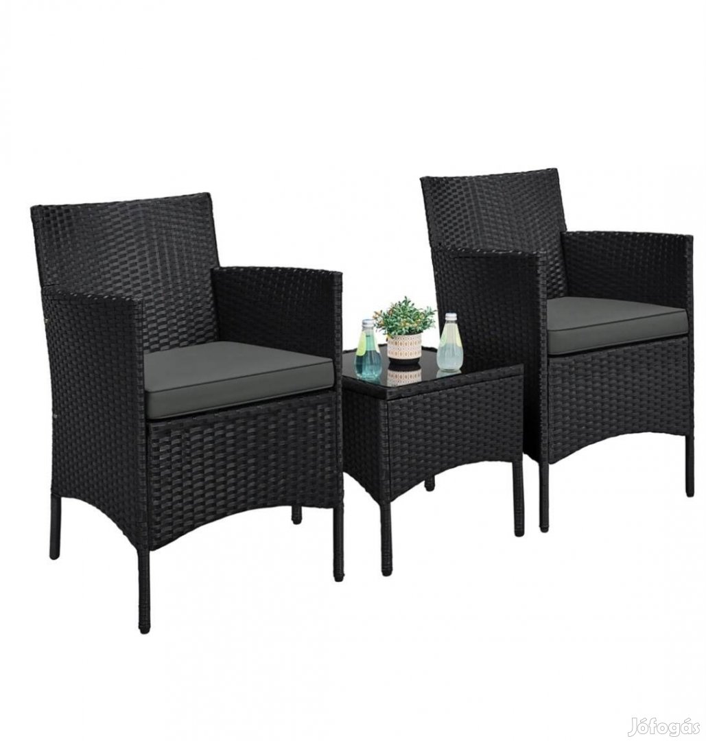 Polyrattan kerti garnitúra