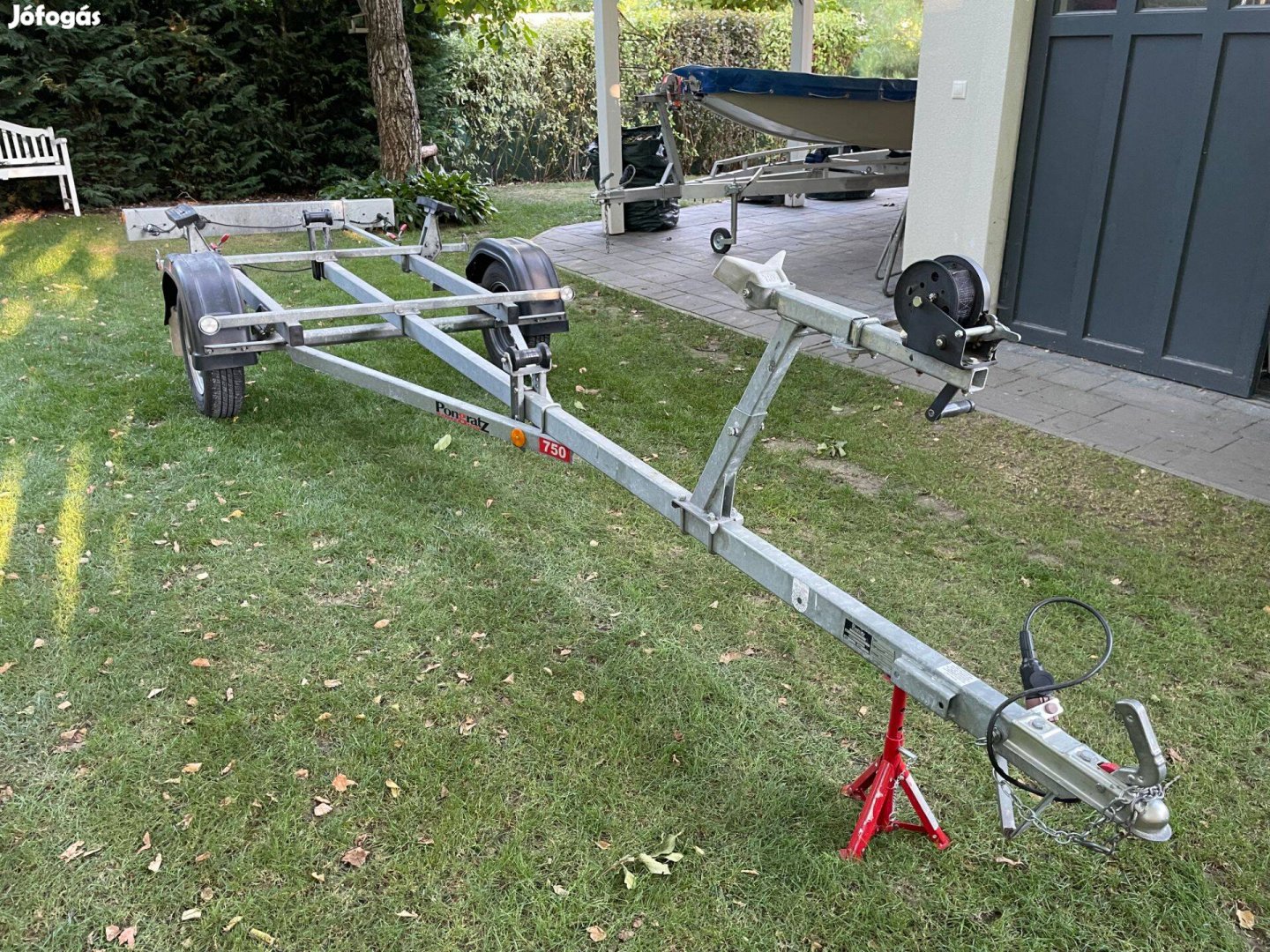 Pongratz 750kg csónakszállító utánfutó eladó