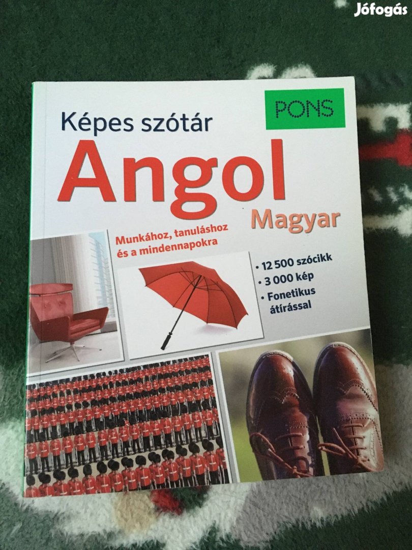 Pons Angol magyar képes szótár könyv eladó