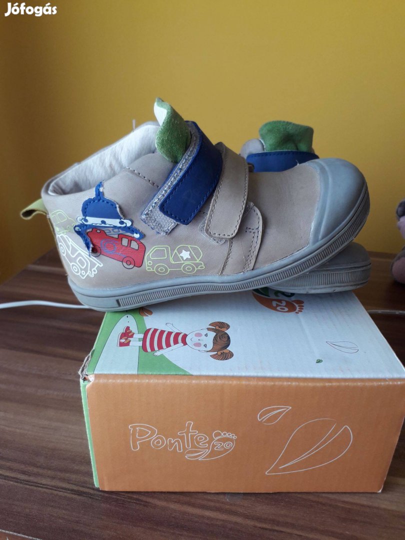 Ponte20 kisfiú bőr cipő