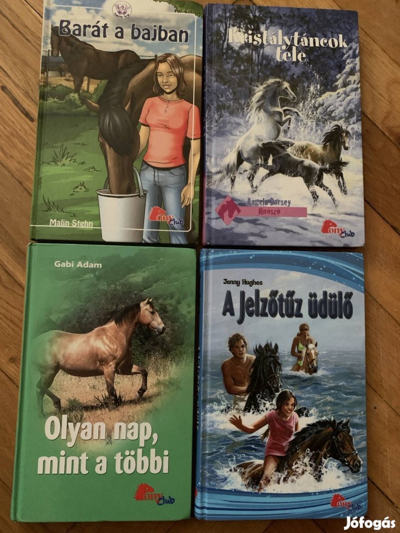 Pony Club lovas könyvek