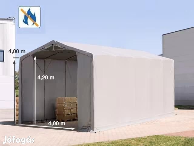 Ponyva csarnok raktársátor 5x10m oldalmagasság 4,00 m ponyva