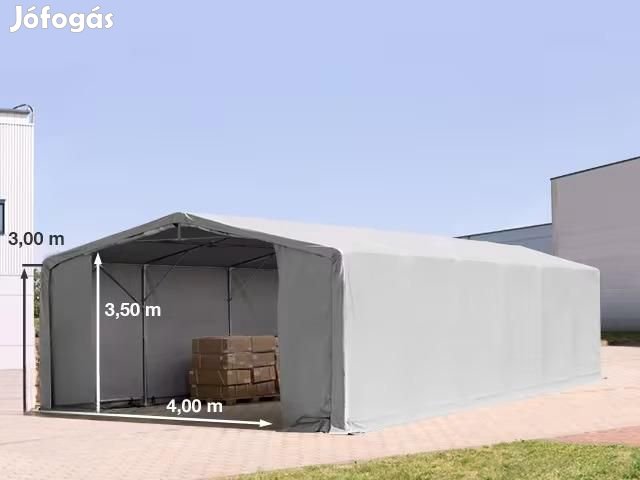 Ponyva csarnok raktársátor ipari tárolósátor 8x12m