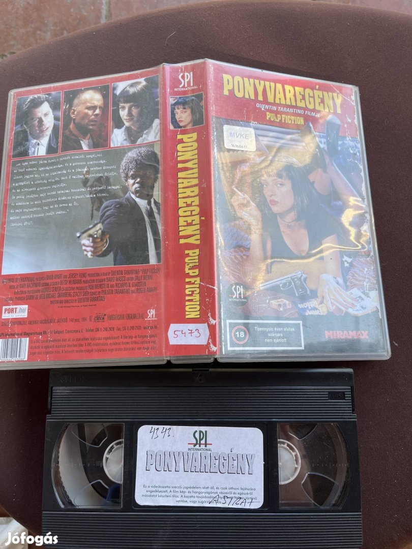 Ponyvaregény akció vhs