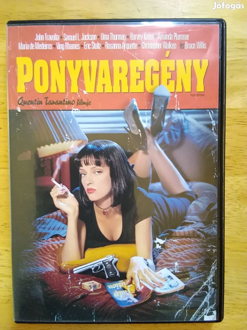 Ponyvaregény újszerű dvd Quentin Tarantino 