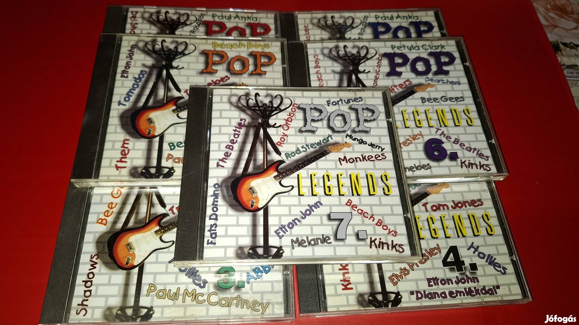 Pop Legends 1-7 Cd csomag