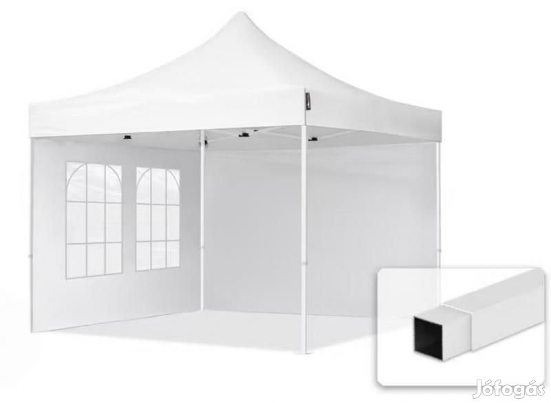 Pop-up összecsukható pavilon, rendezvénysátor piacisátor 3x3 m,