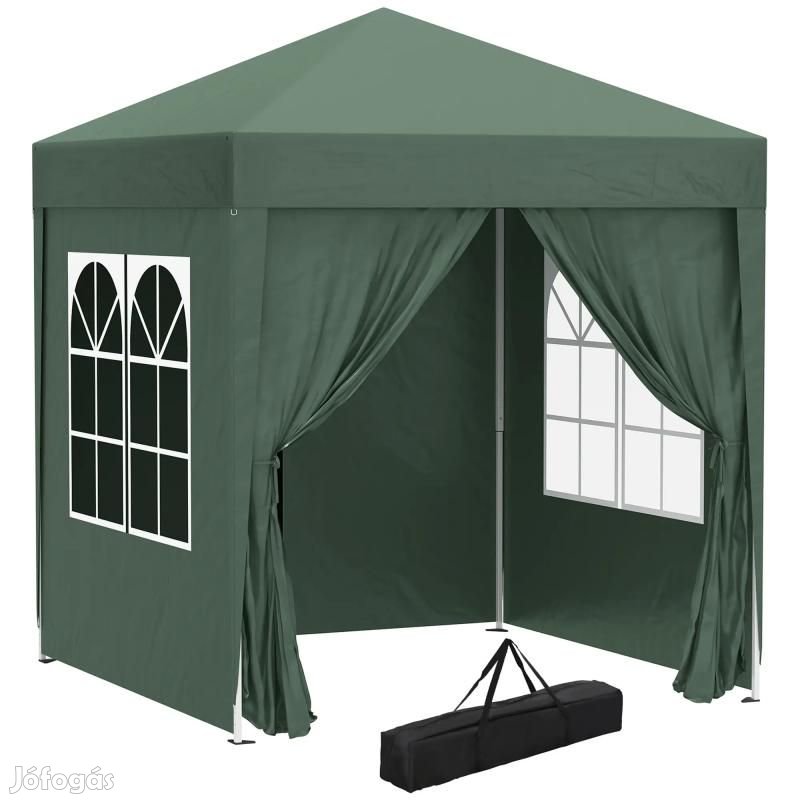 Pop-up pavilon összecsukható sátor hordozótáskával 2x2 m 4db