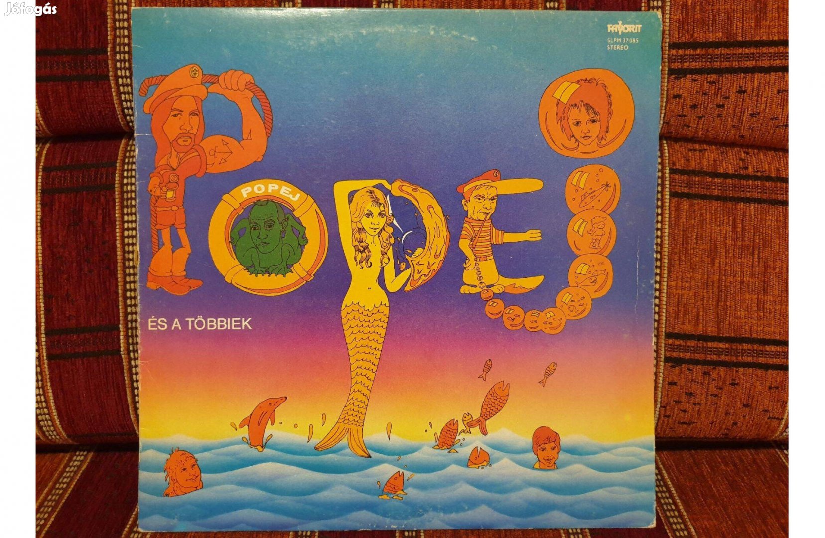 Popej és a többiek hanglemez bakelit lemez Vinyl
