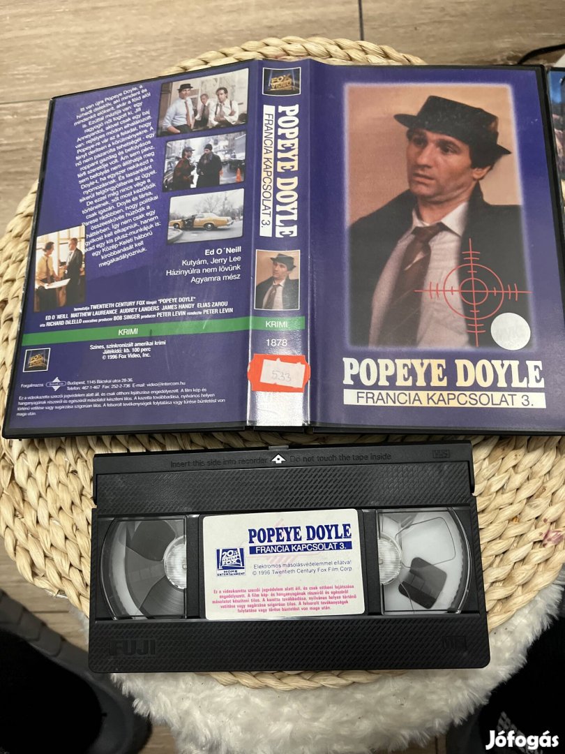 Popeye Doyle francia kapcsolat 3 vhs